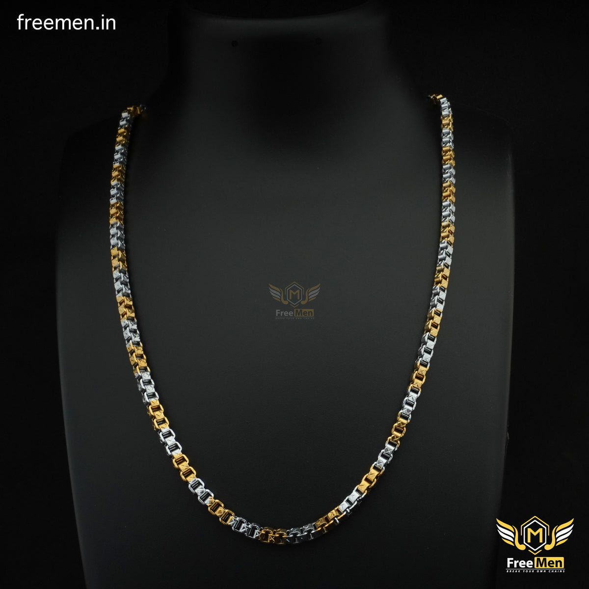 AFB CUBE CHAIN NECKLACE / 3mm