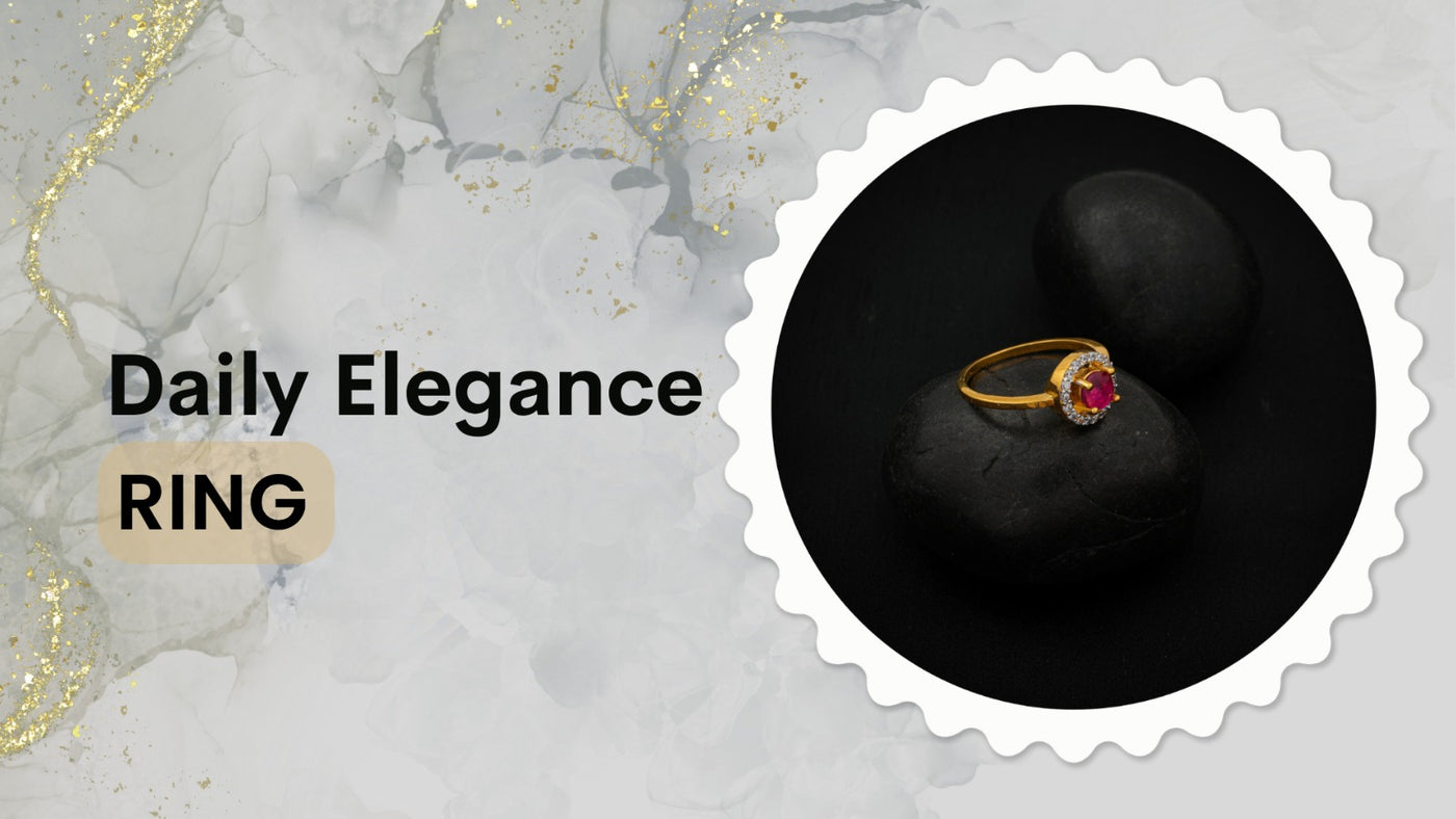 1 Gram Gold Plated Rings for Women | Latest Women Ring Designs