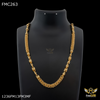 Freemen Indo leaf spring golden chain For Men - FMC263