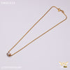 Freemen 1GM Diamond ball gold forming chain for womens- FWGC014
