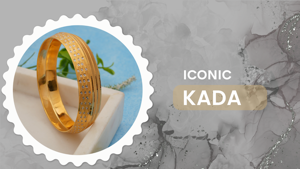 Mens gold plated kada