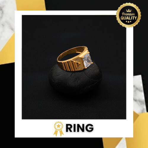 One Gram Gold Plated Ring for Men
