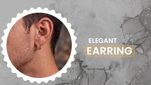 1 Gram Gold Earrings for Men