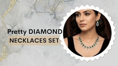 Diamond Necklace for Women – Gold Plated & AD Necklace Sets