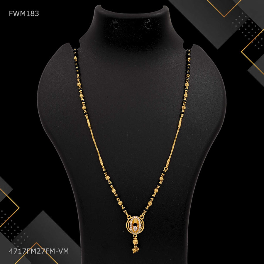 Designer Round with Owel AD Mangalsutra for women - FWM183
