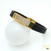 Freeman Stately Silicone Golden Bracelet for Men- FMB11