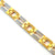 Freemen 2 Square Golden Bracelet For Men - FMB46
