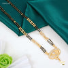 Designer Two Line Mini Butterfly Golden Mangalsutra for women 