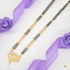 Designer Two Line Mini Butterfly Golden Mangalsutra for women 