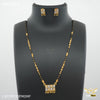 Freemen 1MG one line AD mangalsutra with earrings for women - FWGM75