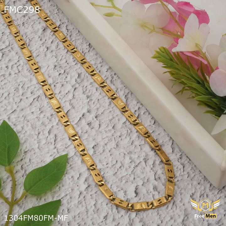 Freemen Double S nawabi golden IGP chain For Men - FMC298 – Freemen®