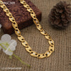 Freemen Fish cuting gold plated chain with ad lock For Men - FMGC309