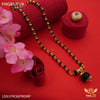 Freemen Black Rudraksha with big rudra pendent Mala for Man - FMGRU019