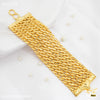 Freemen Five Line Pokel goldne Bracelet For Men - FMB277