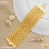 Freemen Five Line Pokel goldne Bracelet For Men - FMB277