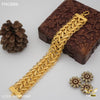 Freemen Tow line lotus gold plated Bracelet for Men - FMGB86