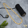 Freemen Plain diamond cuttinggold plated Chain for Man - FMC241