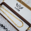 Freemen Plain diamond cuttinggold plated Chain for Man - FMC241