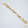 Freemen Fantastic Netballrhodium Gold plated Bracelet for Men - FMB93