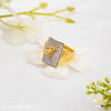 Freeme 1gm MAA with AD Gold plated ring for men - FMGRI152