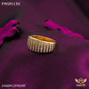Freeme 1gm AD Lining Gold plated ring for men - FMGRI150