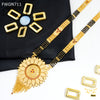Freemen Designer Leaf with Net flower for women - FWGN711