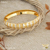 FreeMen Golden Silver with Lining Dot Design kada for Men FMK53