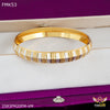 FreeMen Golden Silver with Lining Dot Design kada for Men FMK53