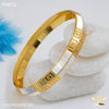 FreeMen Designer Golden Silver Dot Design kada for Men FMK52