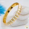 FreeMen Golden Silver with Lining Dot Design kada for Men FMK53