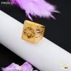 Freeme 1gm Designer Lion Face Gold plated ring for men - FMGRI171