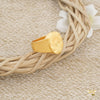 Star Round1gm Gold plated ring design for men