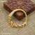 Freemen Jaguar ad ring Gold plated Bracelet kada for Men - FMGB149