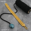 Freemen snake dot golden Bracelet for Men - FMGB169