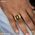 Freemen maa with black Stone Ring design for men - FMRI94