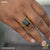 Freemen Golden black ad stone ring design for men - FMRI90