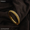 Freemen Jaguar rhodiam gold plated Kada- FMGK22