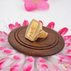 Long Jaugar AD Gold plated ring design for men
