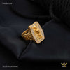 Long Jaugar AD Gold plated ring design for men