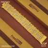 Freemen Modish five line Katli bracelet for Men - FMGB196