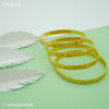 Freemen 1mg Four pic gold Bangles For Women - FWGB023