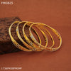 Freemen 1mg laser cut rhodium Bangles For Women - FWGB025