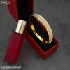 FreeMen Two line golden and silver kada for Men FMK33