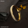 FreeMen Two line golden and silver kada for Men FMK33