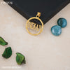 Freemen India pendent with gold plated for Men - FMGP76