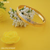Freemen Rhodiam Pamjabi gold plated Kada- FMGK30