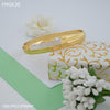 Freemen Rhodiam Pamjabi gold plated Kada- FMGK30