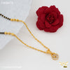 Freemen One Line Heart Design mangalsutra - FWGM78
