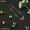 Freemen Two Line Fashionable Diamond Mangalsutra - FWGM74