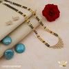 Freemen Two Line Fashionable Diamond Mangalsutra - FWGM74